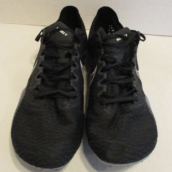 Nike Mamba V Shoes Men Size 10.5 Black White Track Field Lace Up Running Shoes main image 5
